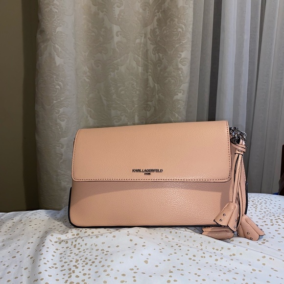 Karl ledgerfeld peach purse - Picture 2 of 5